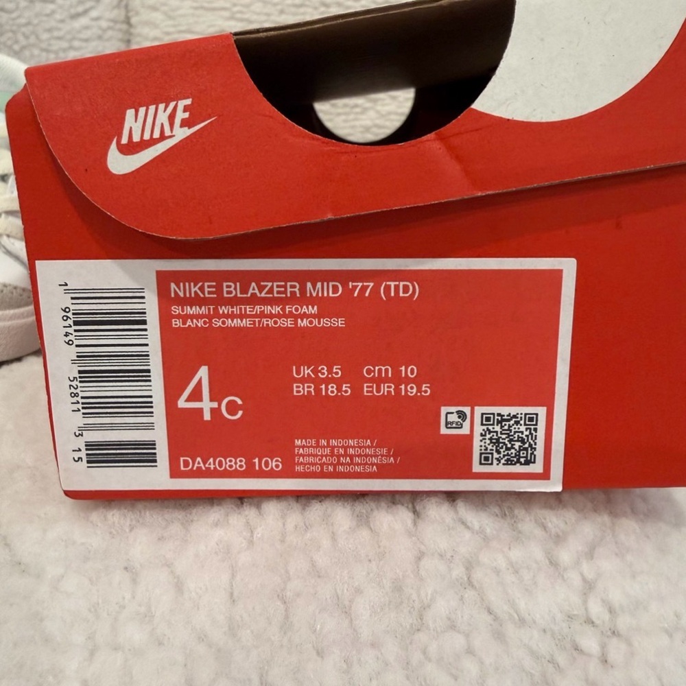 Nike Blazer Mid ‘77 TD toddler shoes - Picture 7 of 7